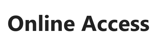 Online Access